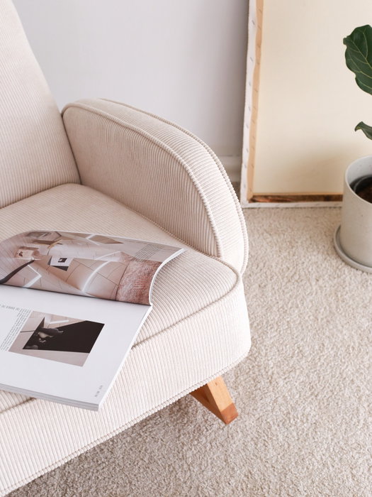 Atelier Del Sofa Yoko - Silla Alada Blanca